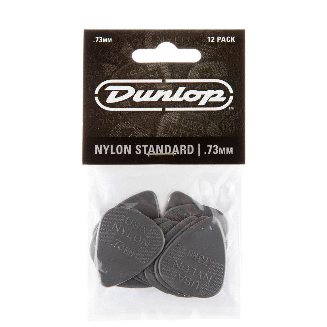 Jim Dunlop Nylon Standard Guitar Picks - 12 Pack .38mm - 1.0mm 12
