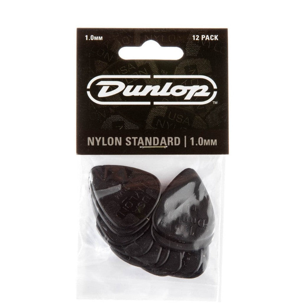 Jim Dunlop Nylon Standard Guitar Picks - 12 Pack .38mm - 1.0mm 18