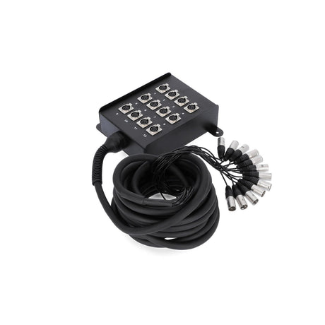 Adam Hall K12C10 12-Channel Multicore Stagebox - 12 Send, 10m Cable 2