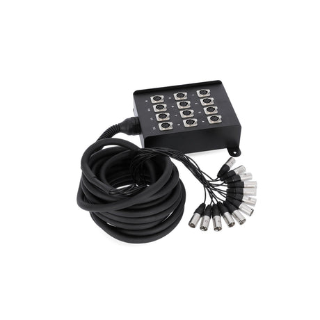 Adam Hall K12C10 12-Channel Multicore Stage Box - 12 Send, 10m Cable 3