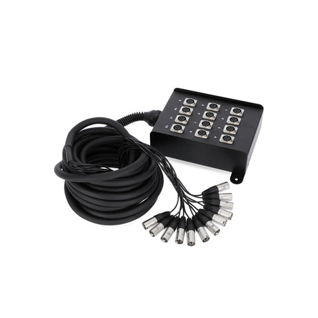 Adam Hall K12C10 12-Channel Multicore Stage Box - 12 Send, 10m Cable 4