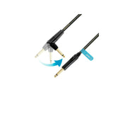 Adam Hall Cables 5 Star IPPR 0600 FLIPJACK Instrument Cable — Adjustable Straight/Angled Jack, 6M 1