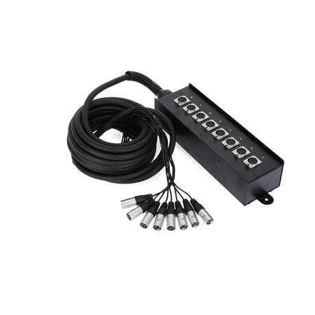 Adam Hall K8C10 8-Channel Multicore Stagebox - 8 Send, 10m Cable 1