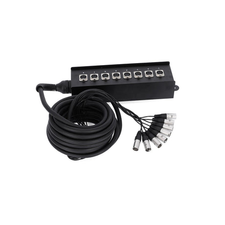 Adam Hall K8C10 8-Channel Multicore Stage Box - 8 Send, 10m Cable 11