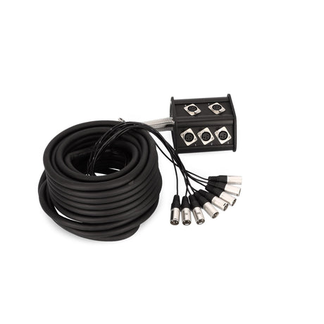 Adam Hall K8C15P 8-Channel Multicore Stage Box - 8 Send, 15m Cable 12