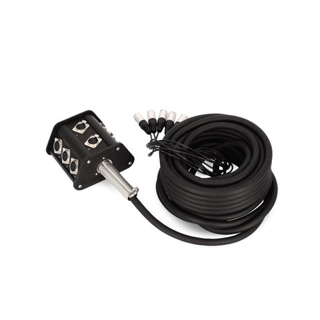 Adam Hall K8C15P 8-Channel Multicore Stage Box - 8 Send, 15m Cable 8