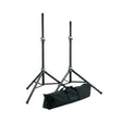 K&M Speaker Stand Package - 2 x 21450 Stands and Carry Bag 21459 1
