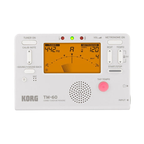 Korg TM-60 Combo Tuner/Metronome | White