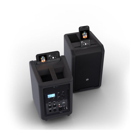 LD Systems ANNY 8 Portable Battery Powered Bluetooth PA Speaker – Black 14