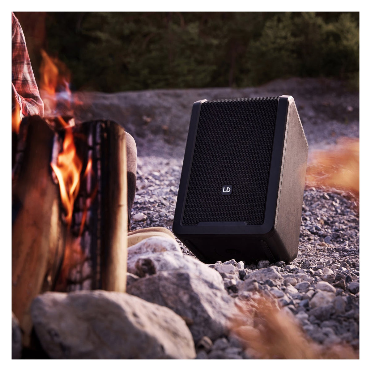 LD Systems ANNY 8 Portable Battery Powered Bluetooth PA Speaker – Black 17