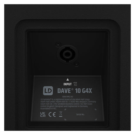 LD Systems DAVE 10 G4X Compact 2.1 Active PA System With Bluetooth – Black 10