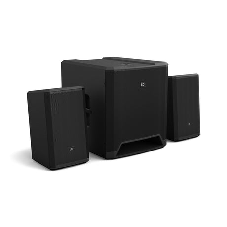 LD Systems DAVE 15 G4X Compact 2.1 Active PA System With Bluetooth – Black 1