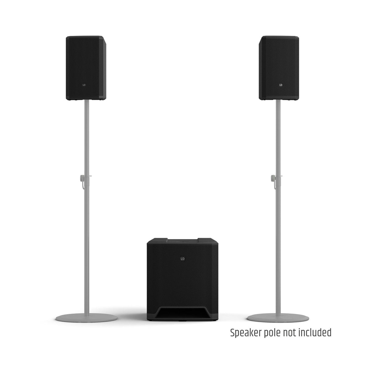 LD Systems DAVE 15 G4X Compact 2.1 Active PA System With Bluetooth – Black 14