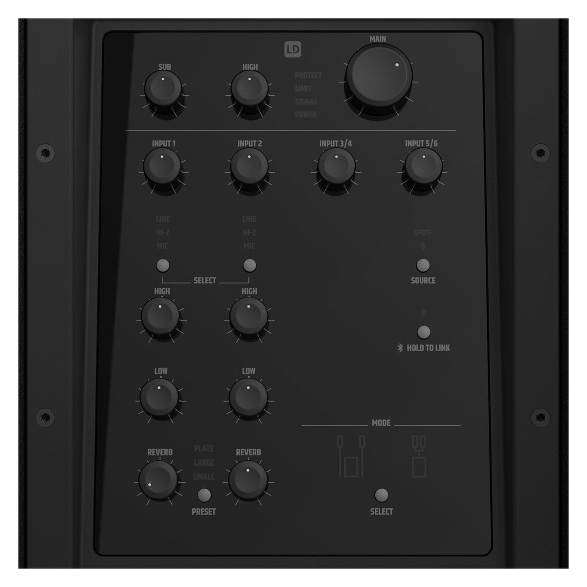 LD Systems DAVE 15 G4X Compact 2.1 Active PA System With Bluetooth – Black 7
