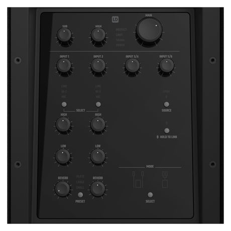 LD Systems DAVE 15 G4X Compact 2.1 Active PA System With Bluetooth – Black 7