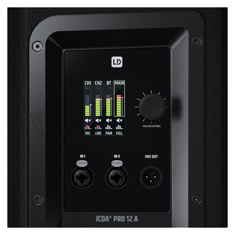 LD Systems ICOA PRO 12A 1000W Active PA Speaker With Bluetooth 6