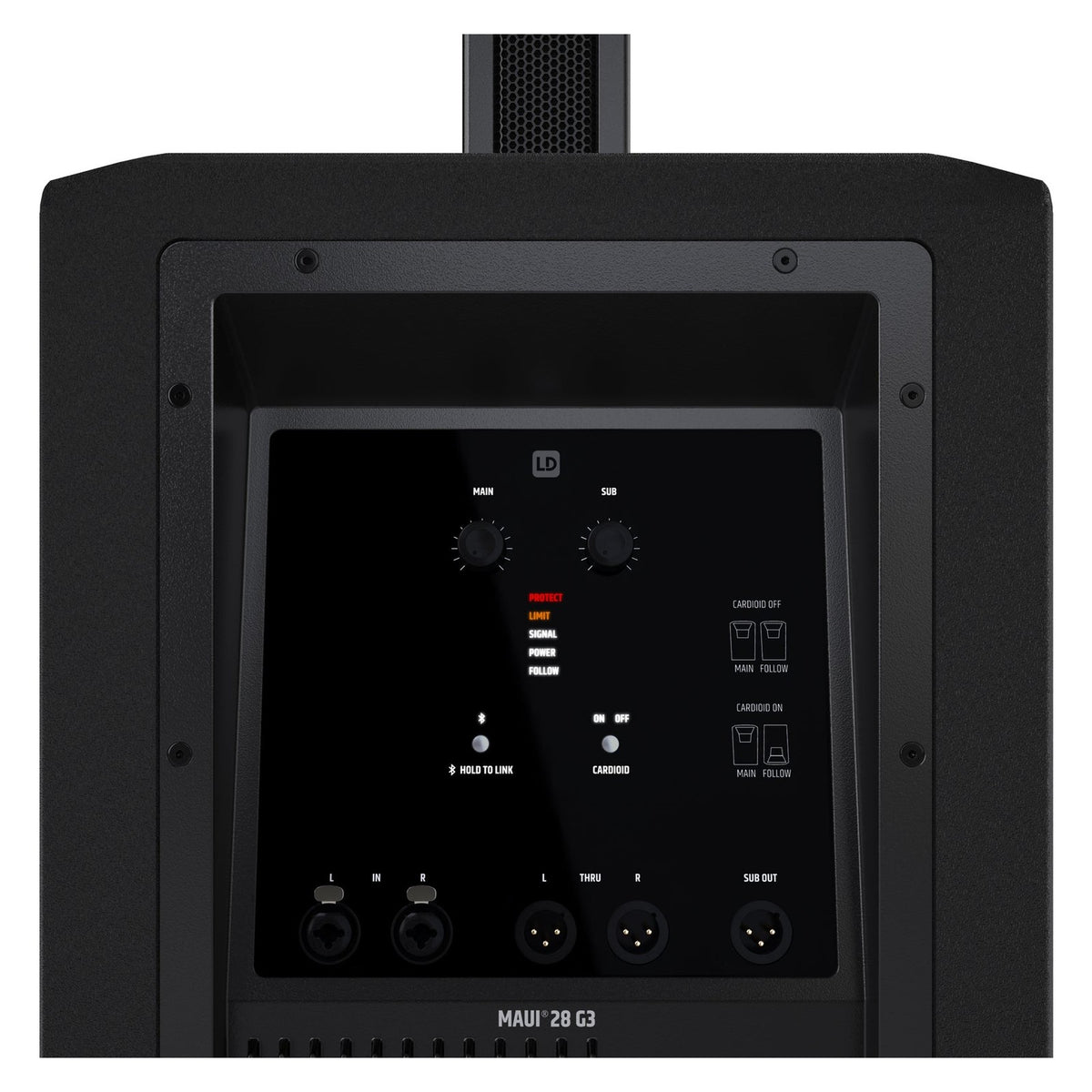 LD Systems MAUI 28 G3 Column PA System With Bluetooth – Black 22