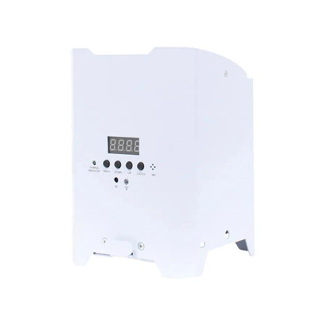 LEDj Rapid QB1 RGBA Battery Uplighter – 4 x 8W RGBA LEDs White 4