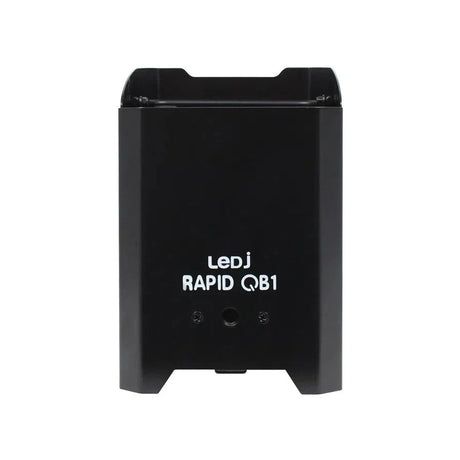 LEDj Rapid QB1 RGBW Battery Uplighter – 4 x 8W RGBW LEDs Black 9
