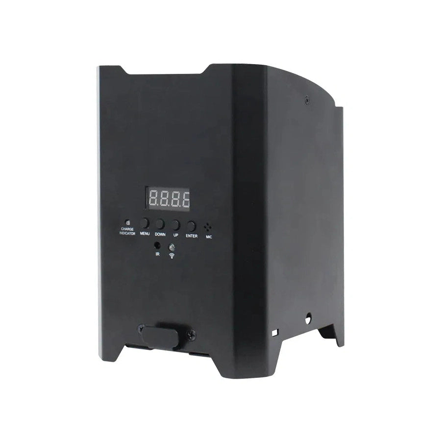 LEDj Rapid QB1 HEX Battery Uplighter – 4 x 12W RGBWAUV LEDs Black 4