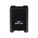 LEDj Rapid QB1 HEX Battery Uplighter – 4 x 12W RGBWAUV LEDs Black 9