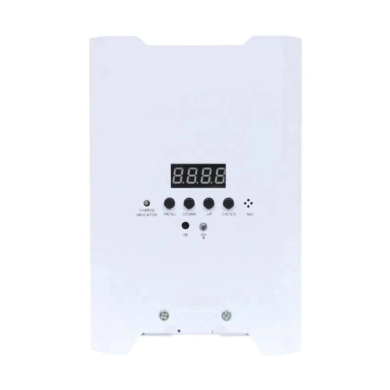 LEDj Rapid QB1 HEX Battery Uplighter – 4 x 12W RGBWAUV LEDs White 7