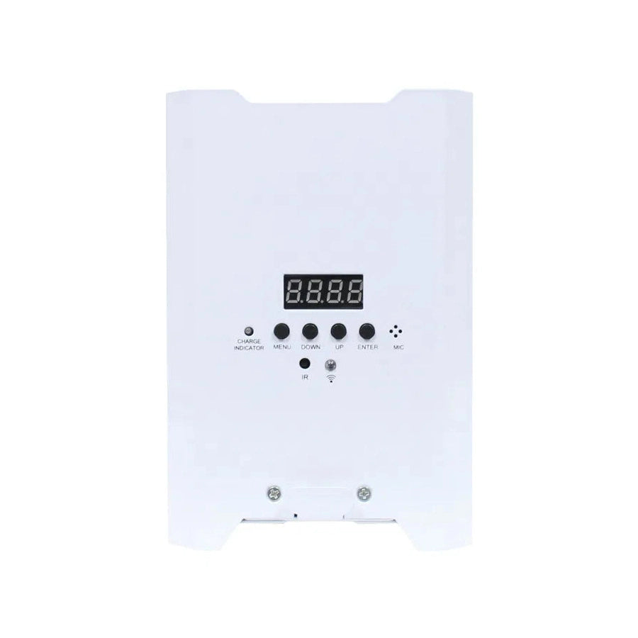 LEDj Rapid QB1 HEX Battery Uplighter – 4 x 12W RGBWAUV LEDs White 7