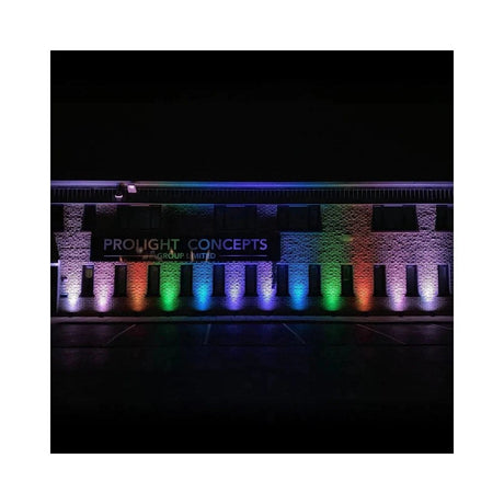 LEDj Rapid QB1 RGBA IP Battery Uplighter – 4 x 8W RGBA LEDs Black 19