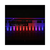 LEDj Rapid QB1 RGBA IP Battery Uplighter – 4 x 8W RGBA LEDs Black 18