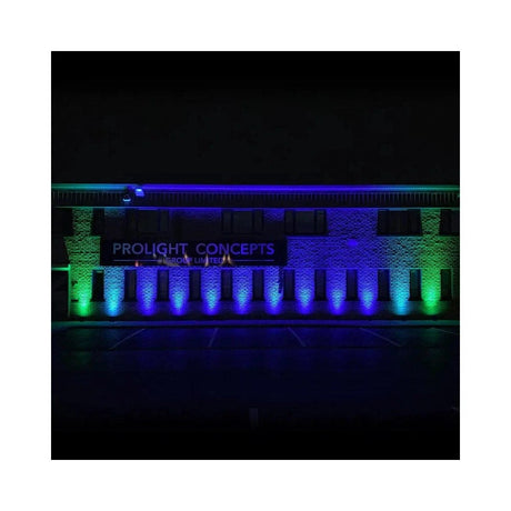 LEDj Rapid QB1 RGBA IP Battery Uplighter – 4 x 8W RGBA LEDs Black 17