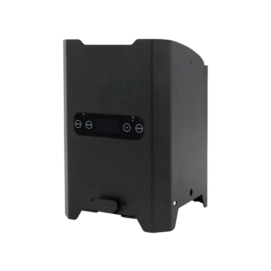 LEDj Rapid QB1 RGBA IP Battery Uplighter – 4 x 8W RGBA LEDs Black 4
