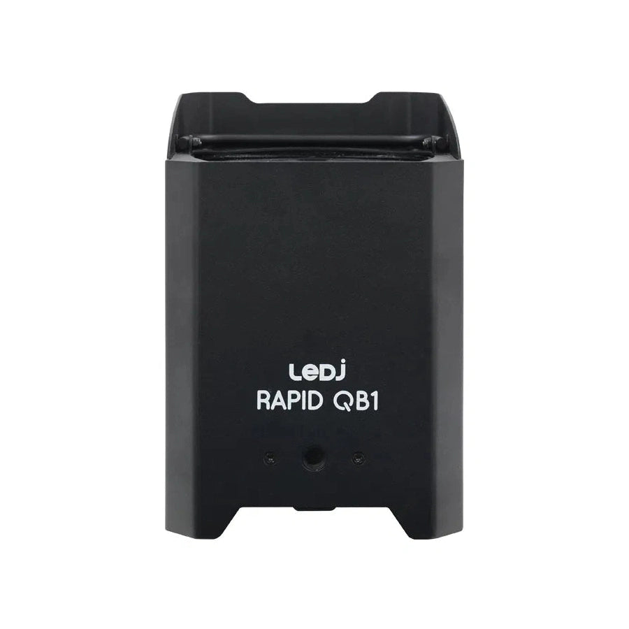 LEDj Rapid QB1 HEX IP Battery Uplighter – 4 x 12W RGBWAUV LEDs Black 9