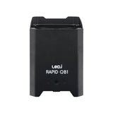 LEDj Rapid QB1 HEX IP Battery Uplighter – 4 x 12W RGBWAUV LEDs Black 9