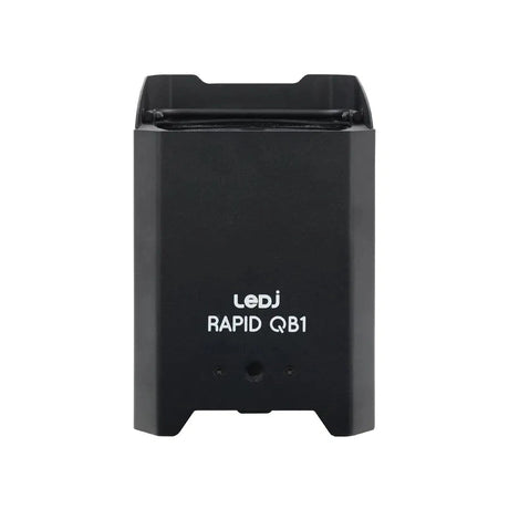 LEDj Rapid QB1 HEX IP Battery Uplighter – 4 x 12W RGBWAUV LEDs Black 9
