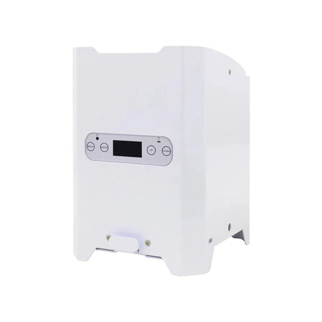 LEDj Rapid QB1 HEX IP Battery Uplighter – 4 x 12W RGBWAUV LEDs White 4