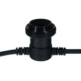 LEDj ES Rubber Festoon String 25m – 1m Spacing, 16A Plug & Socket Lamps Not Included 3