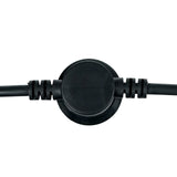 LEDj ES Rubber Festoon String 25m – 1m Spacing, 16A Plug & Socket Lamps Not Included 6