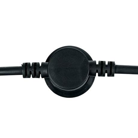 LEDj ES Rubber Festoon String 25m – 1m Spacing, 16A Plug & Socket Lamps Not Included 6