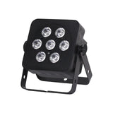 LEDj Slimline 7Q5 RGBL LED Par Can – Black Housing 2