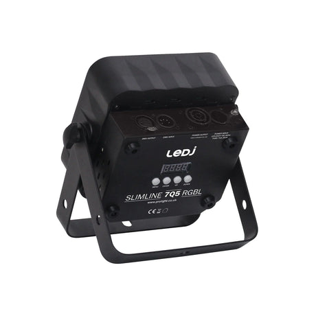 LEDj Slimline 7Q5 RGBL LED Par Can – Black Housing 4
