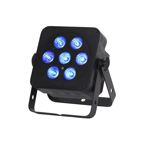 LEDj Slimline 7Q5 RGBW LED Par Can – Black Housing 1