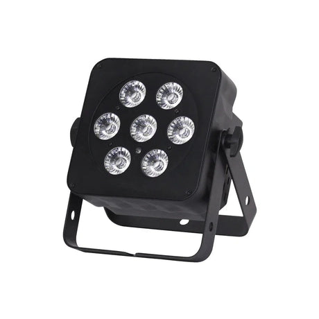 LEDj Slimline 7Q5 RGBW LED Par Can – Black Housing 2