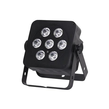 LEDj Slimline 7Q5 RGBA LED Par Can – Black Housing 2