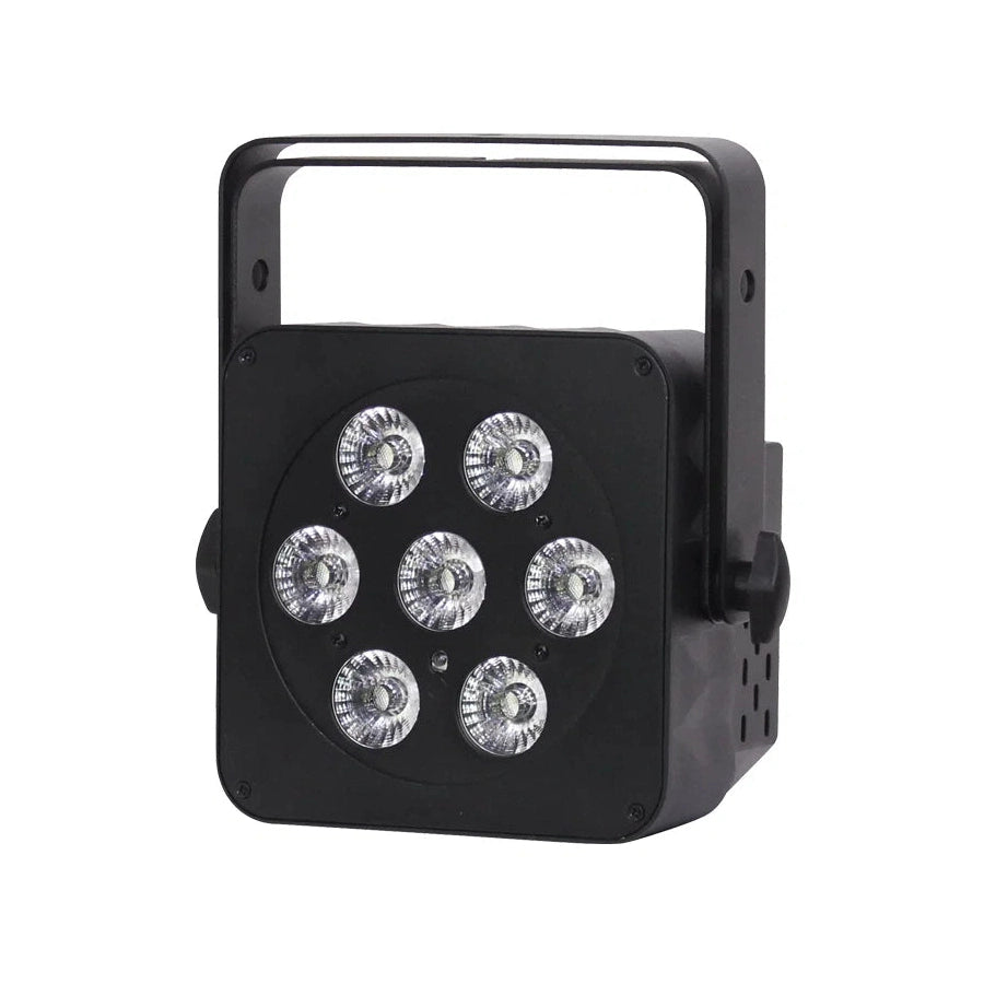 LEDj Slimline 7Q5 RGBA LED Par Can – Black Housing 3