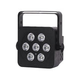 LEDj Slimline 7Q5 RGBA LED Par Can – Black Housing 3