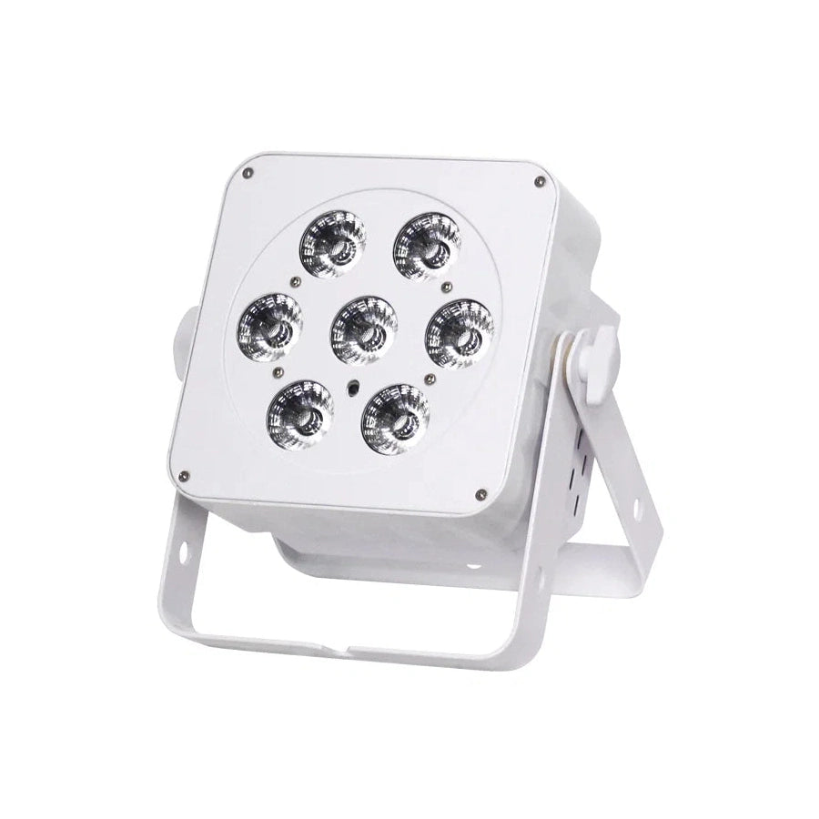 LEDj Slimline 7Q5 RGBA LED Par Can – White Housing 2