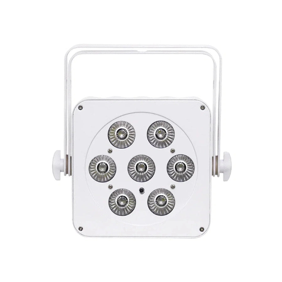 LEDj Slimline 7Q5 RGBA LED Par Can – White Housing 4