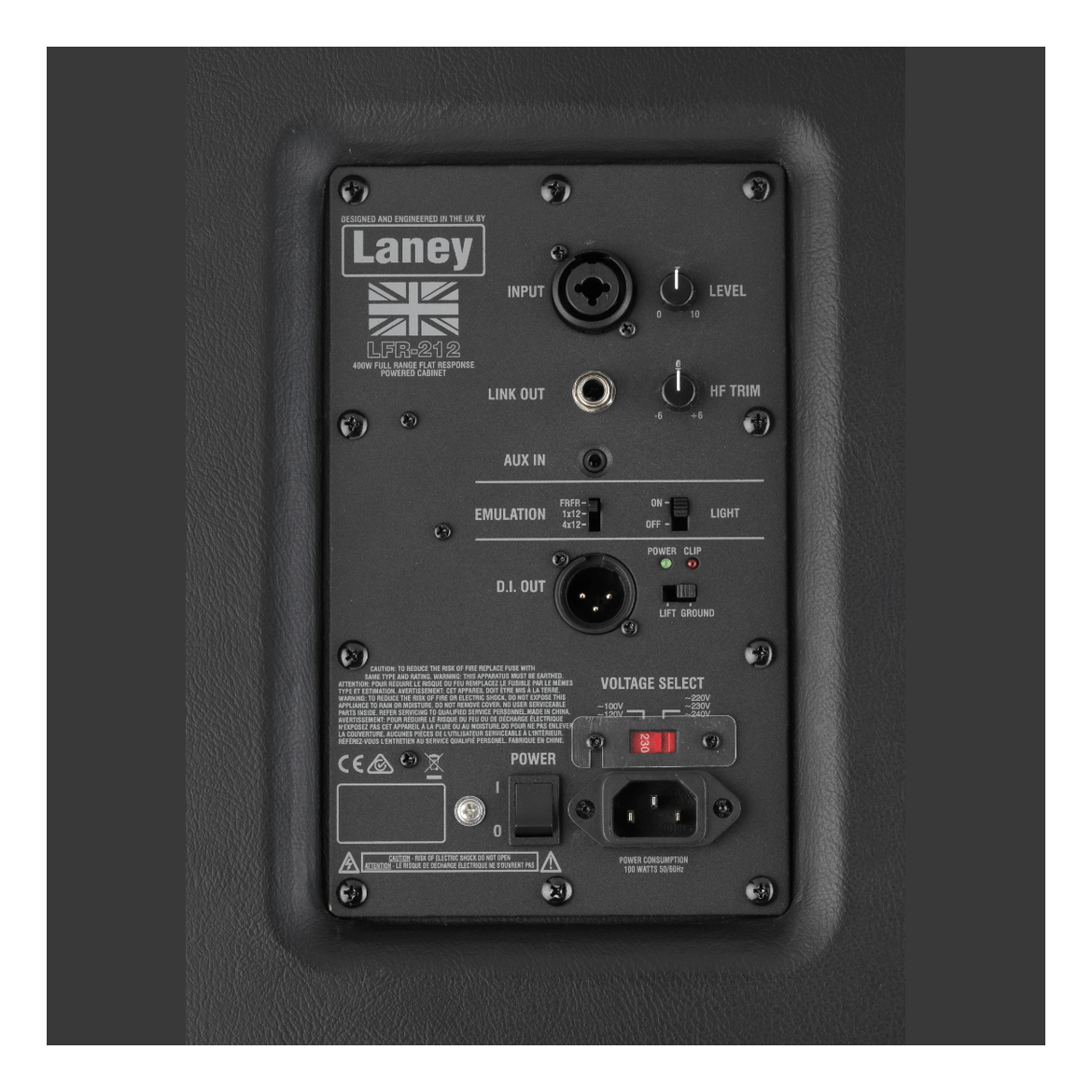 Laney Lionheart LFR-212 - 800W Powered Full-Range 2x12" FRFR Cabinet 4