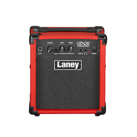 Laney LX10 - Compact 10W Guitar Combo Amplifier with 5" Custom Speaker Red 1