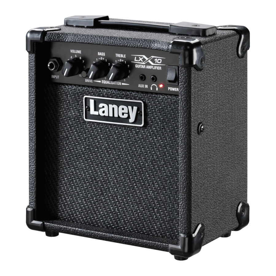 Laney LX10 - Compact 10W Guitar Combo Amplifier with 5" Custom Speaker Black 3